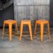 Amerihome Loft Orange 24" Metal Bar Stool, PK3 BS24ORNG3 - alternate 4